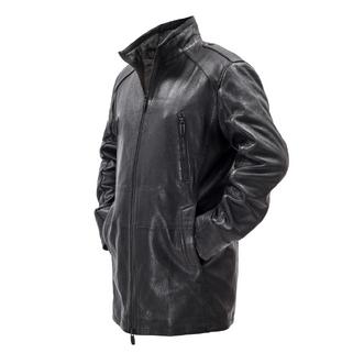Кожаная куртка Aston black (арт 4079)